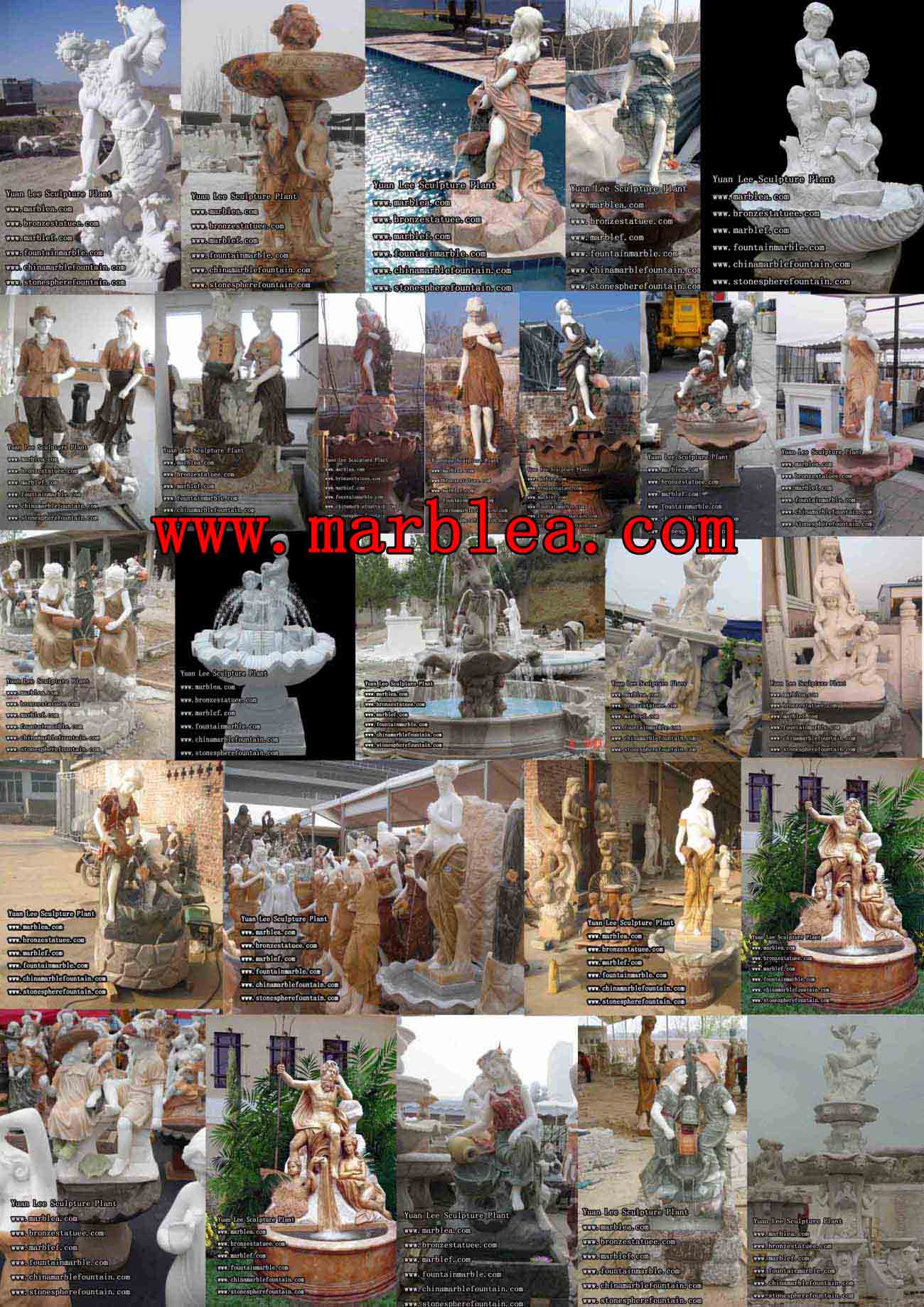 marble tier fountain