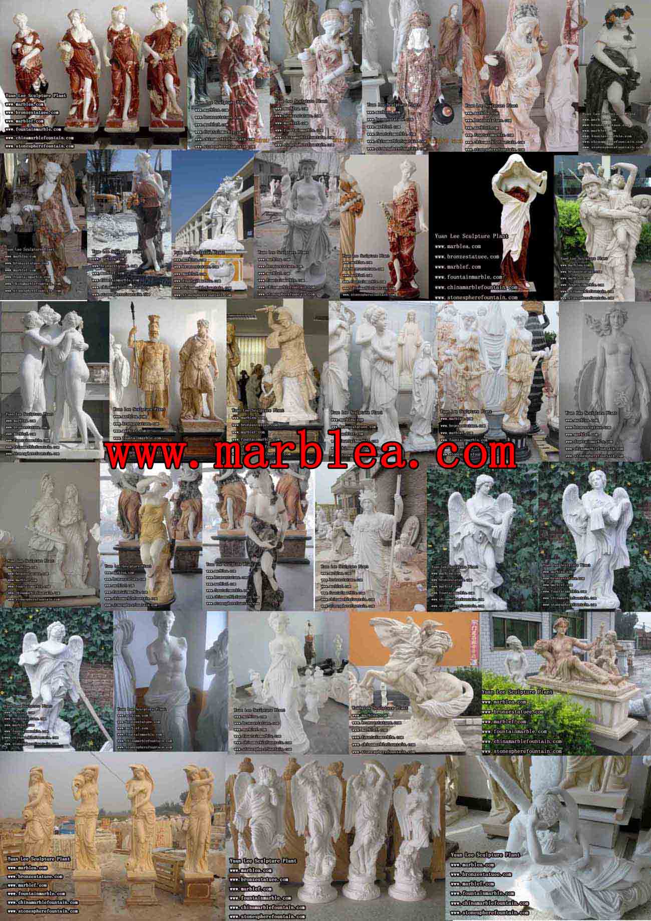 marble sculptures