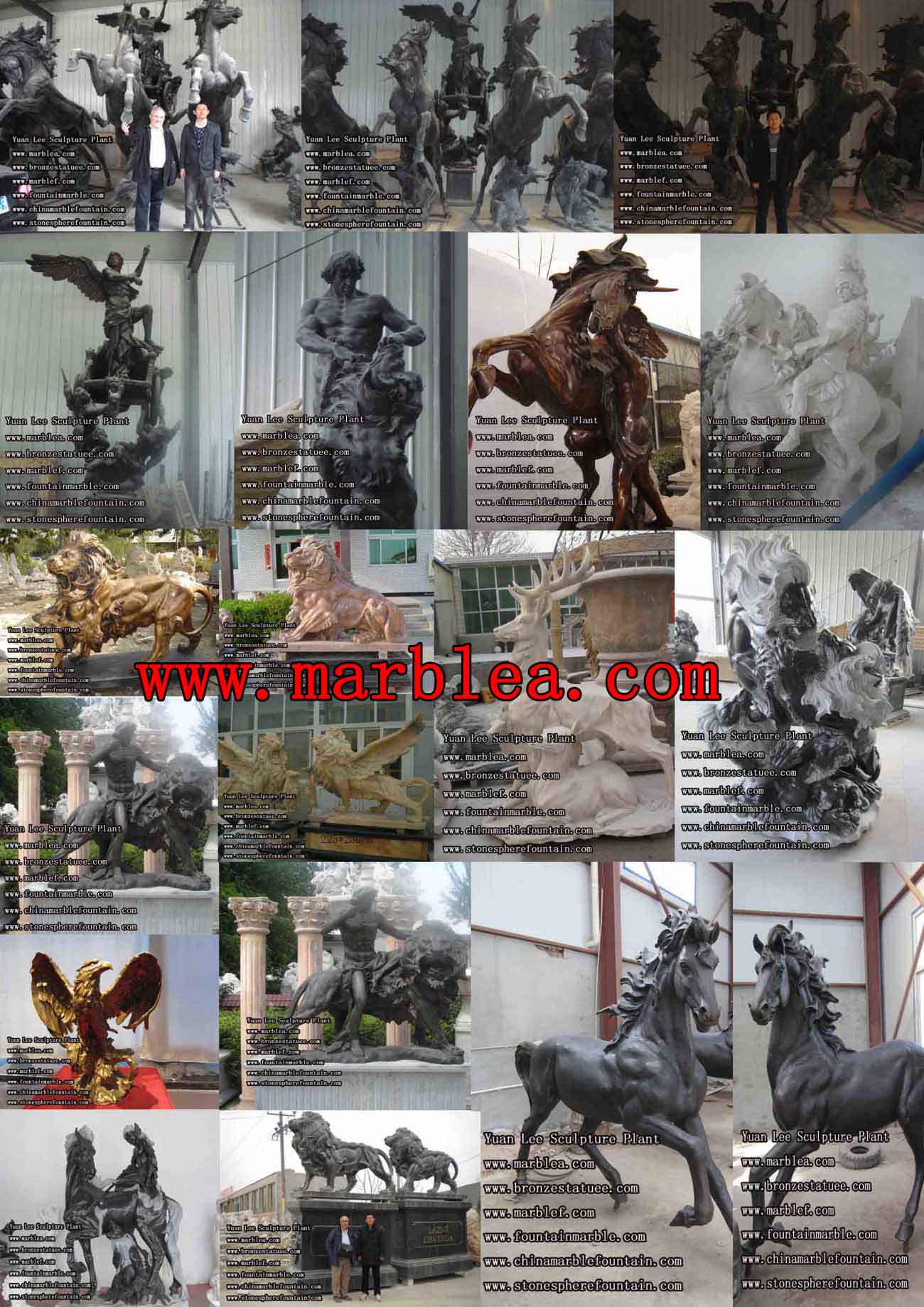 ciervos estatuas