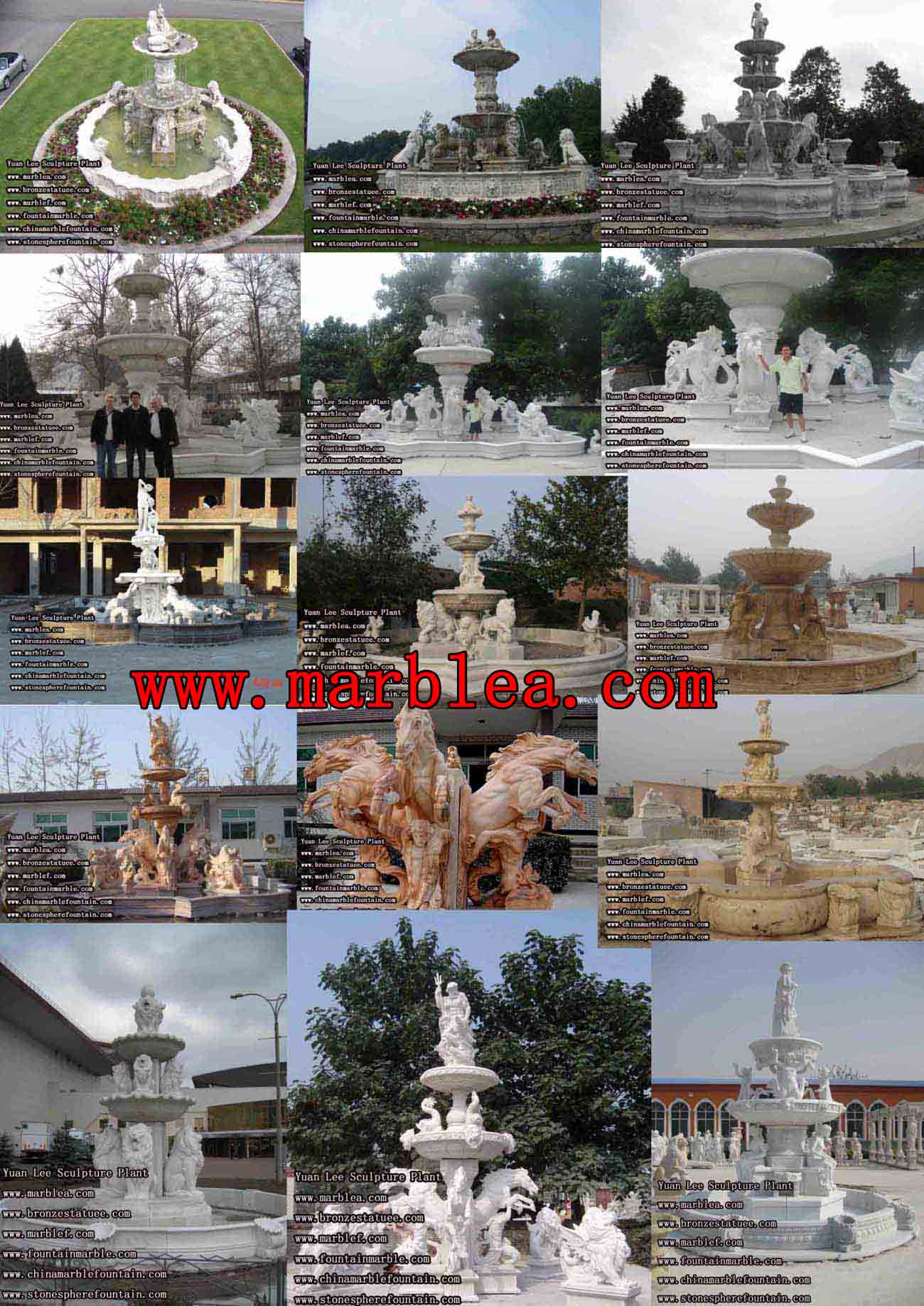 fontaines statues