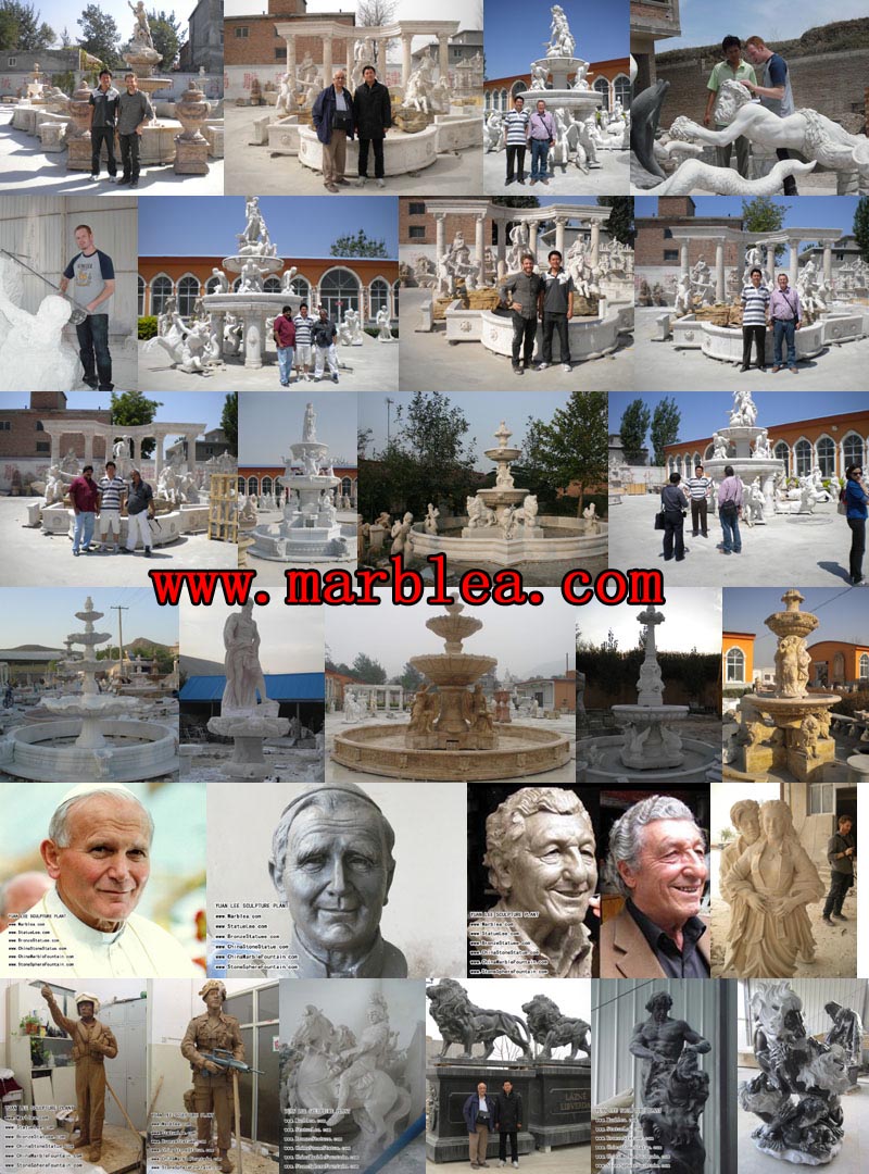 statues de jardin fontaines